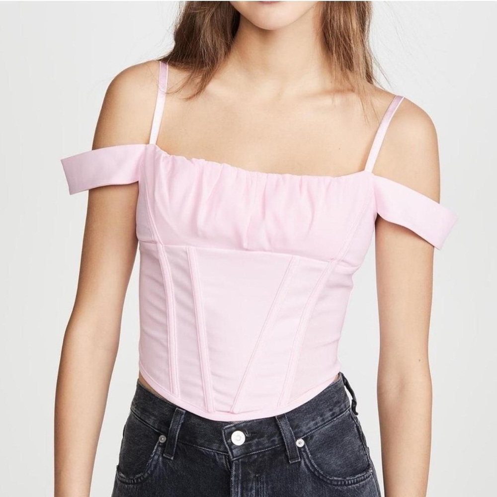 Pink‎ Off-Shoulder Women's Top